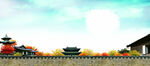 古代建筑群风景图