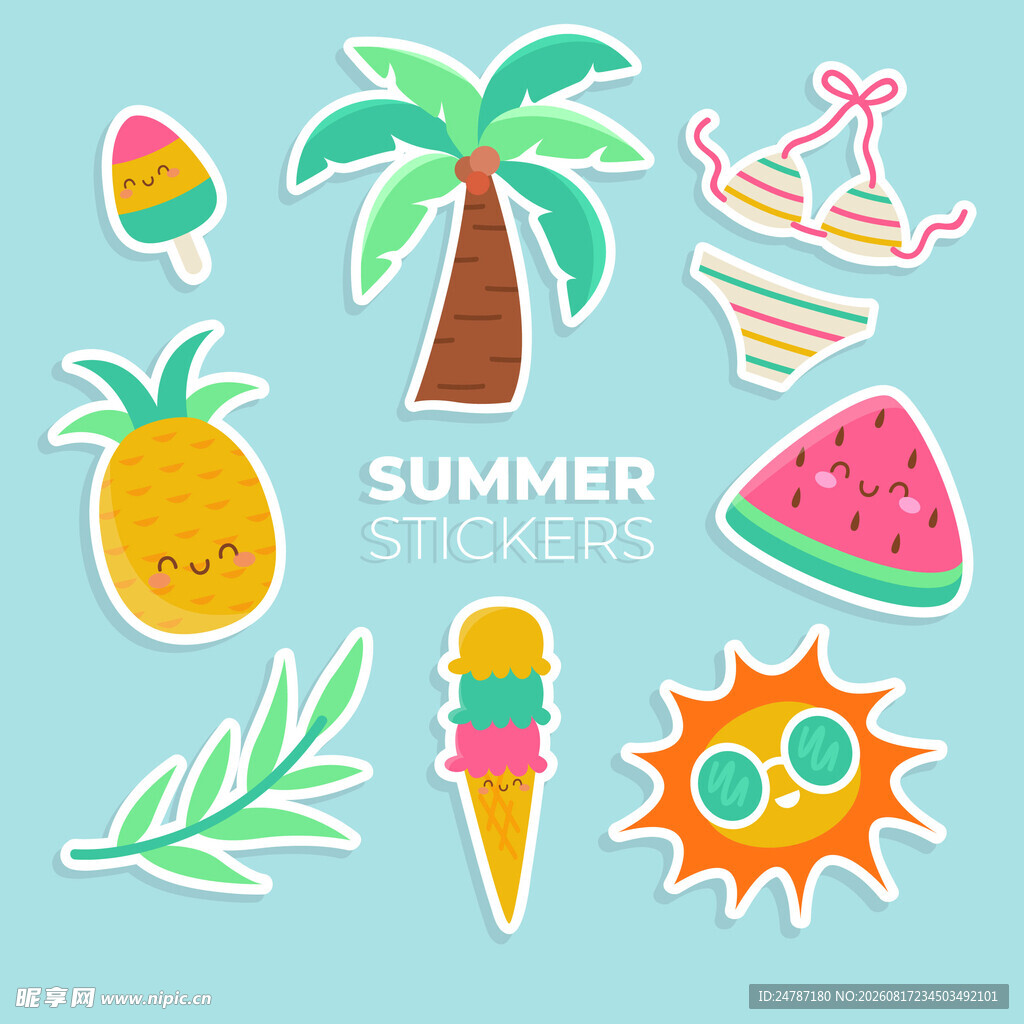 夏日沙滩