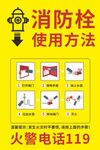 消防栓使用方法图示