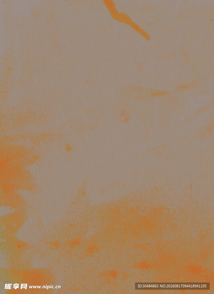 橙黄渐变抽象水彩背景图