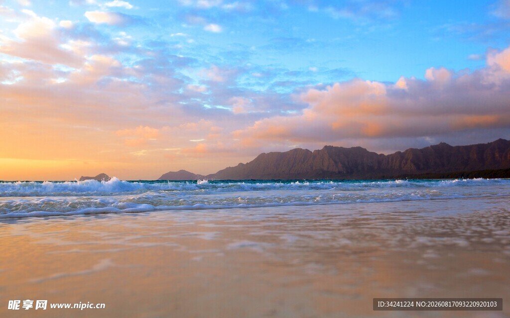 海边日落美景
