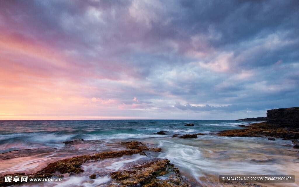 海边日落美景