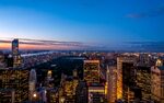 城市夜景俯瞰图