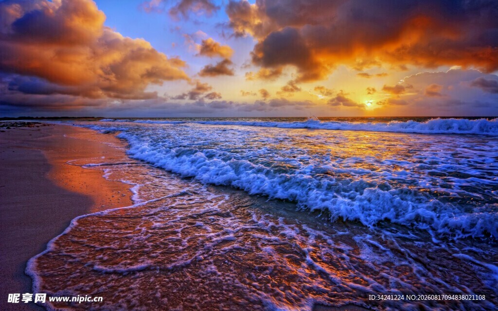 海边日落美景