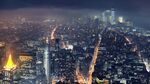 璀璨都市夜景俯瞰图