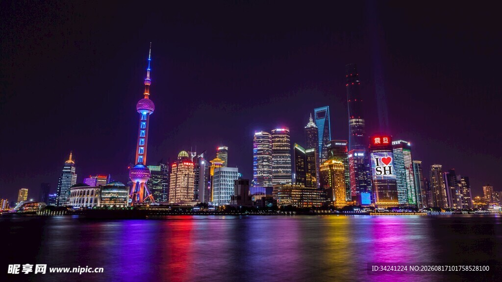 上海外滩璀璨夜景