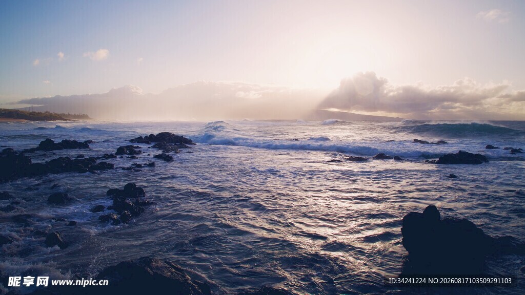 海边日出美景