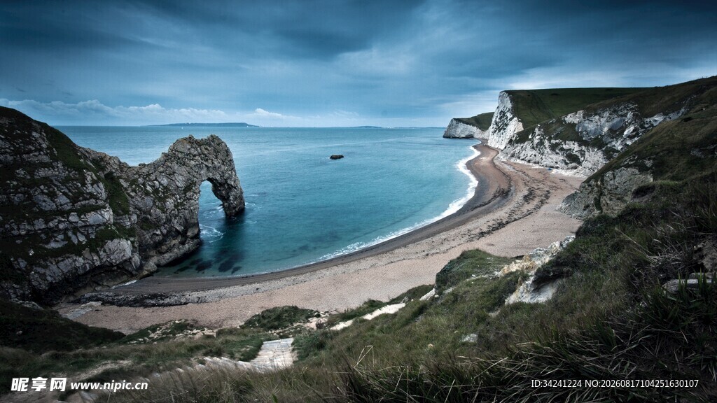 英国杜德尔门海岸美景