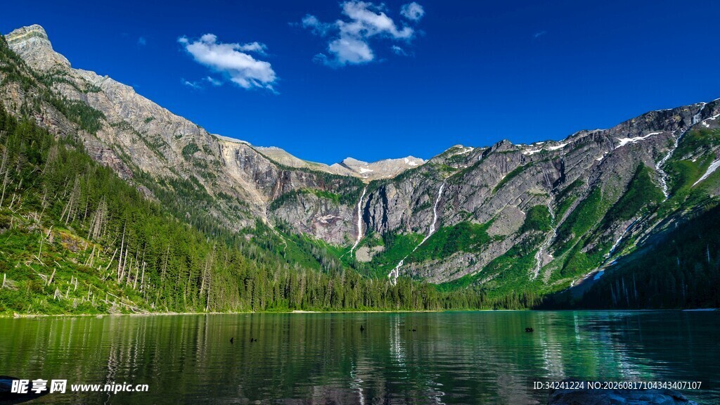 壮丽山水湖景风光
