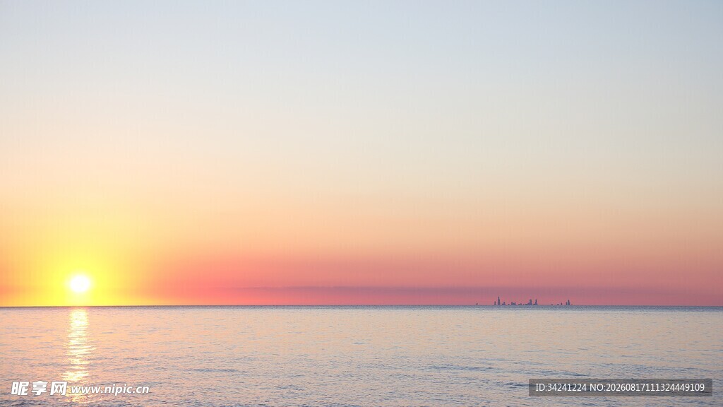 海上日出美景
