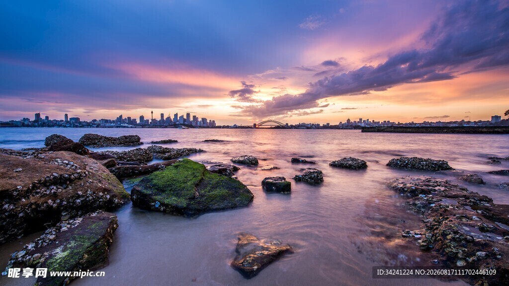 海边日落美景