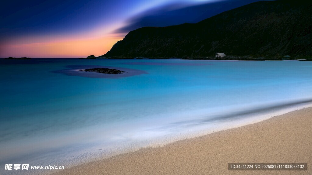 海边黄昏美景