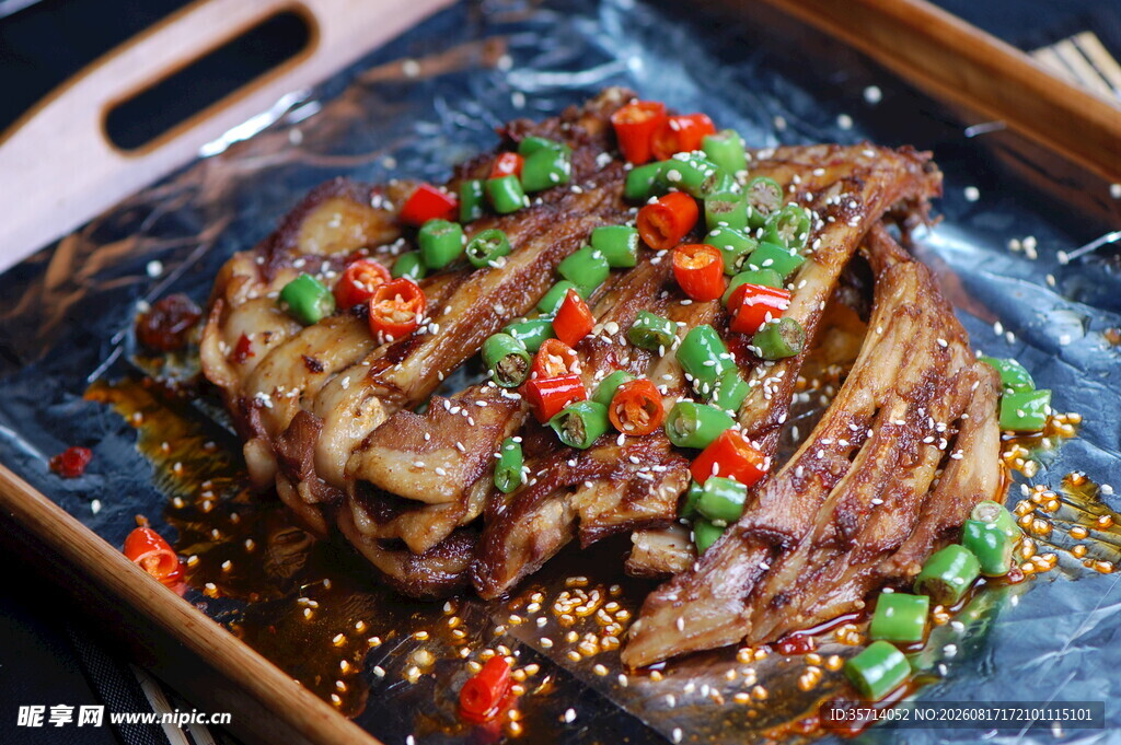 香辣烤羊排