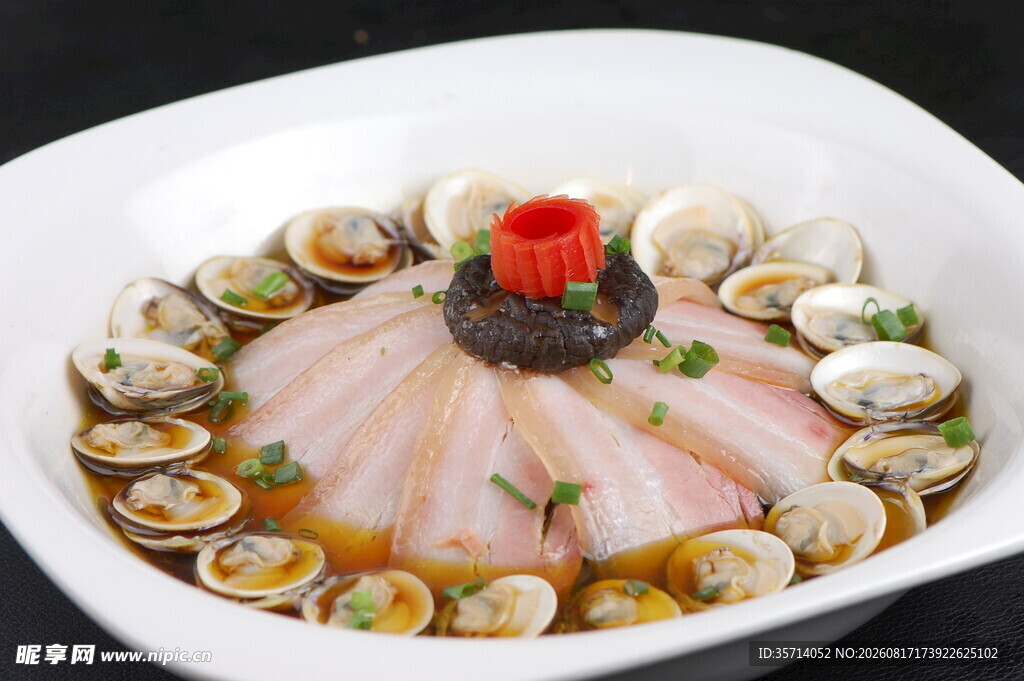 咸肉蒸小海鲜