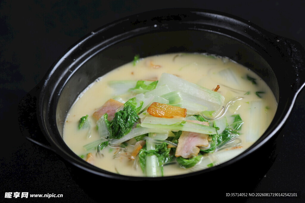 青菜粉丝煲