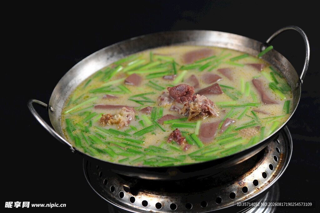 韭菜鸭血汤