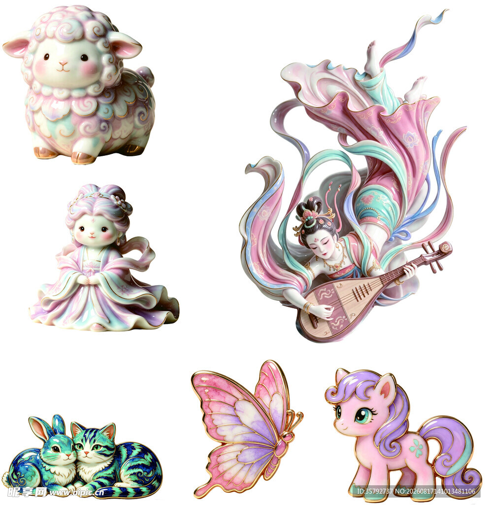可爱梦幻手工艺品集合