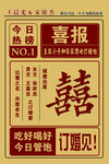 订婚迎宾展板