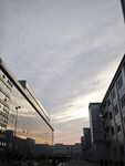 城市暮色中的建筑景观