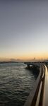 海边栈桥日落美景