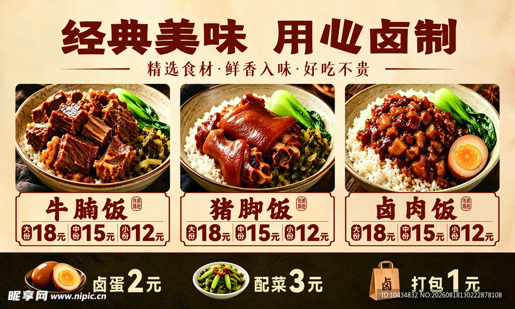 套餐饭海报