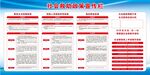 政企展板蓝色 社会救助公示栏