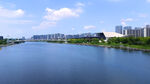 河畔城市风光美景