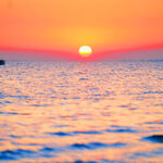 海上日落美景