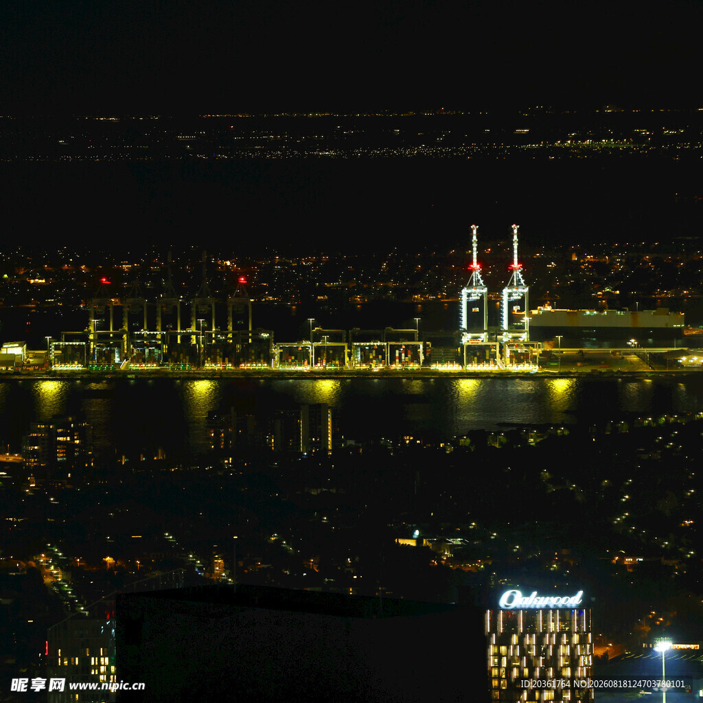 城市璀璨夜景
