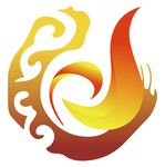 渐变龙凤融合中式 logo