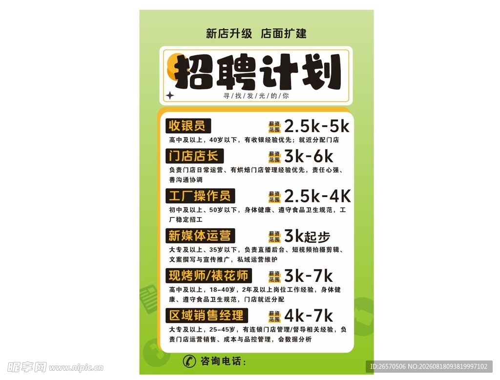 招聘海报