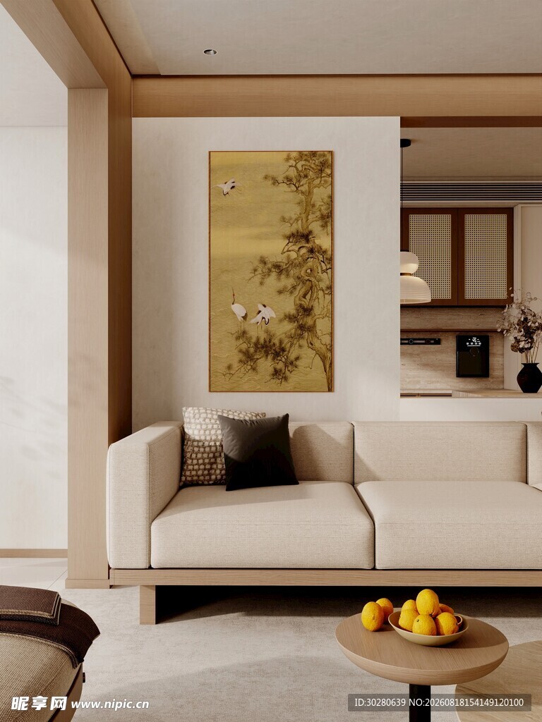简约客厅沙发区优雅景致