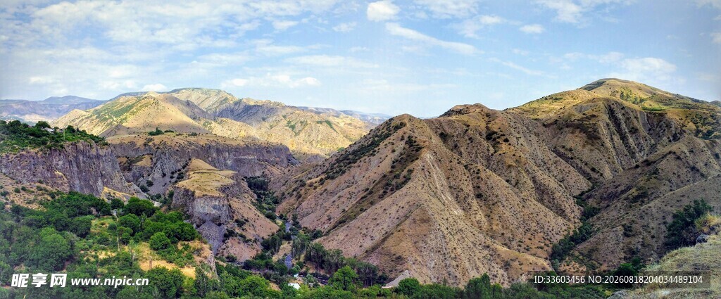 壮丽山谷景观