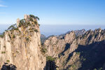 巍峨黄山奇峰壮丽景观