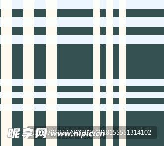 简约蓝白格纹几何图案