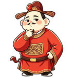 卡通形象的古代官员