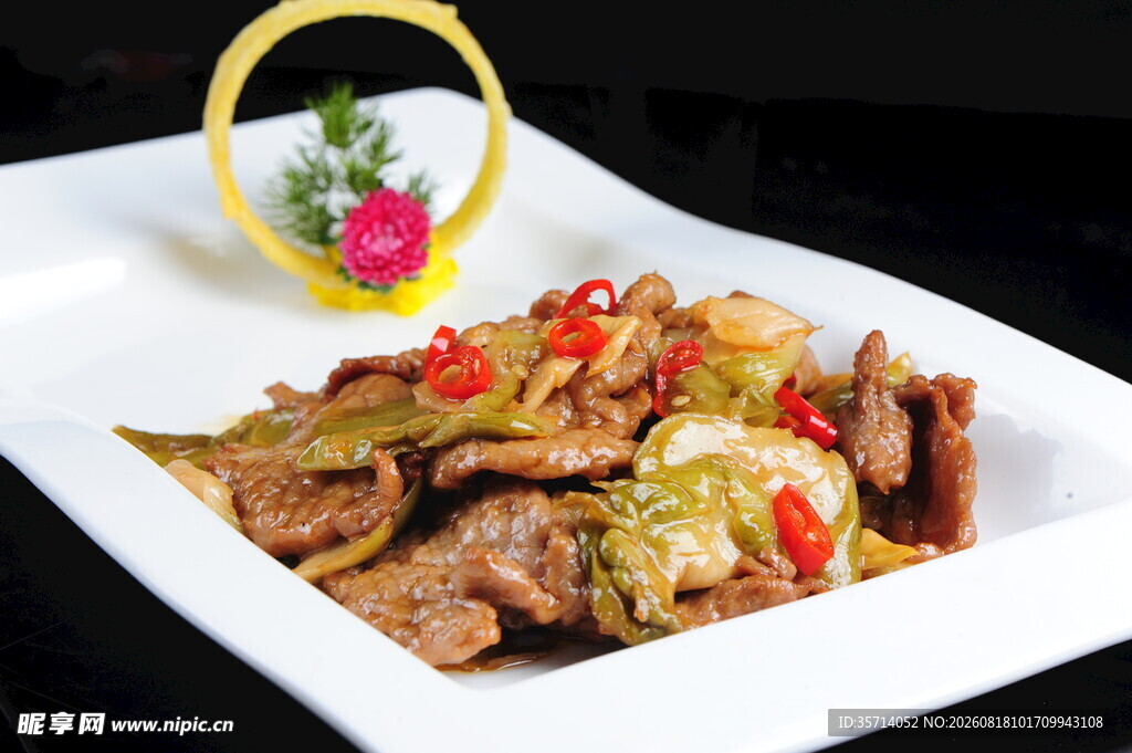 酸菜炒牛肉