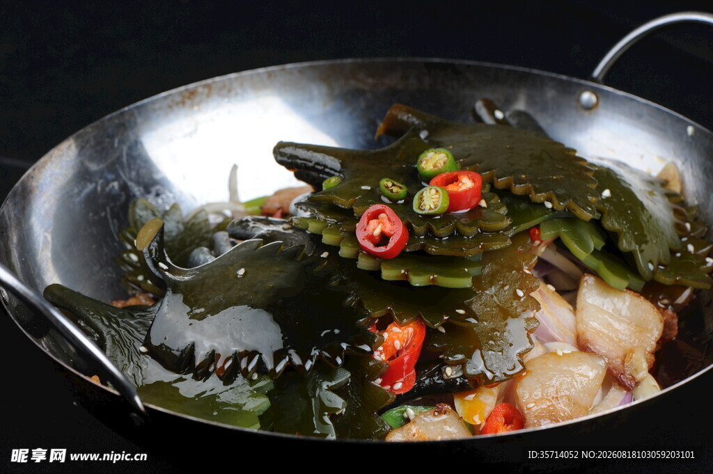 香辣海带炖菜