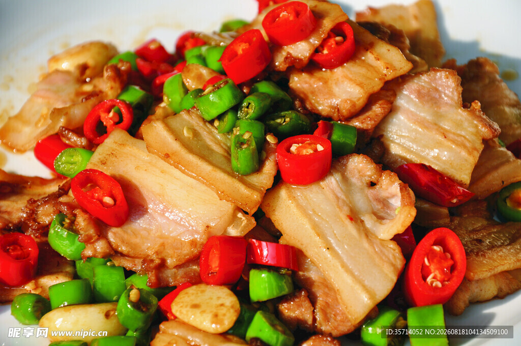 美味青椒炒五花肉