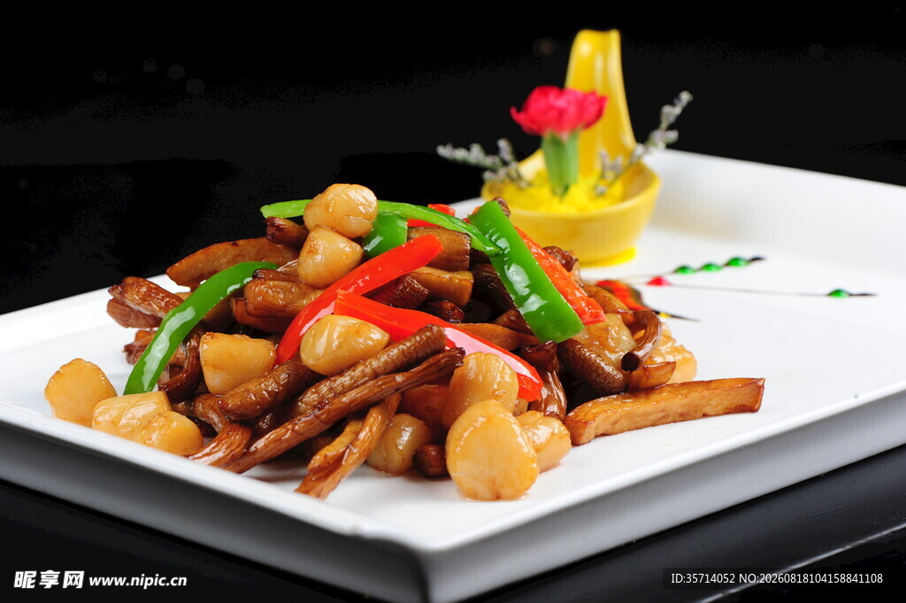 香嫩鲍菇炒鲜贝