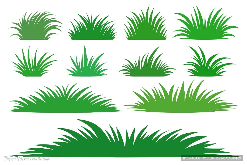 草丛矢量素材