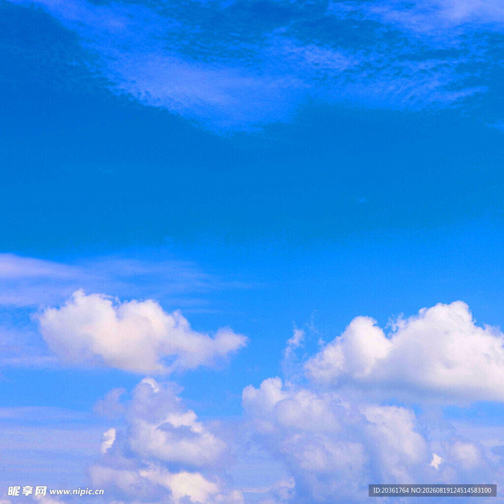 蓝天白云美景