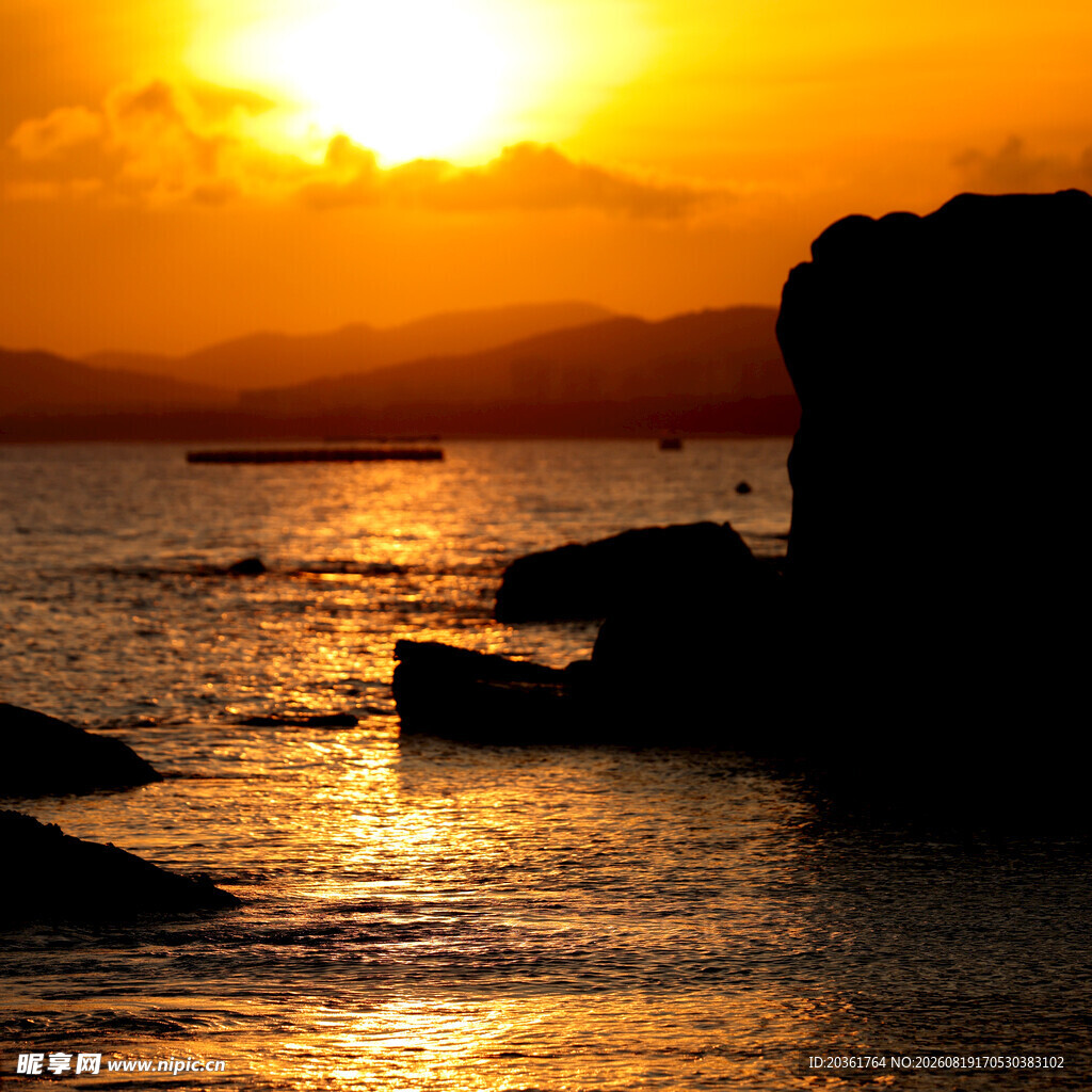 海边日落美景