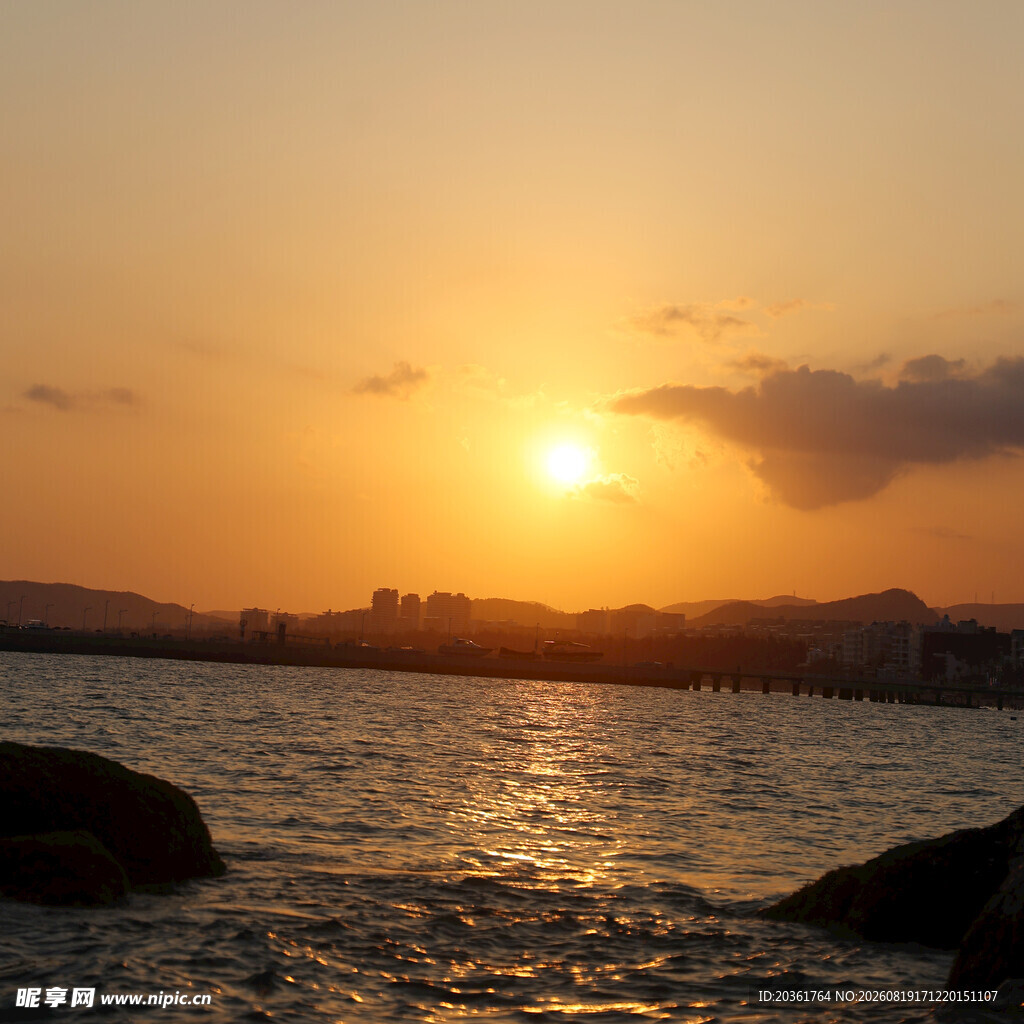 海边日落美景