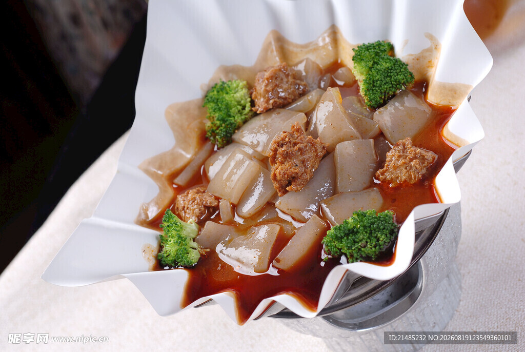 红油浇汁肉丸魔芋