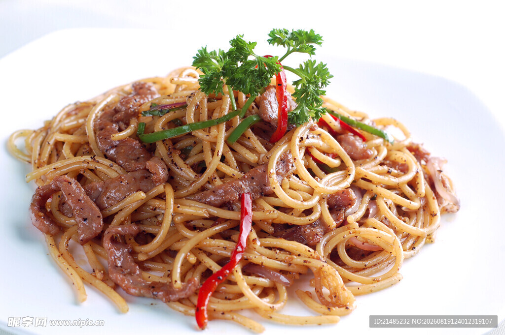 香辣牛肉意面