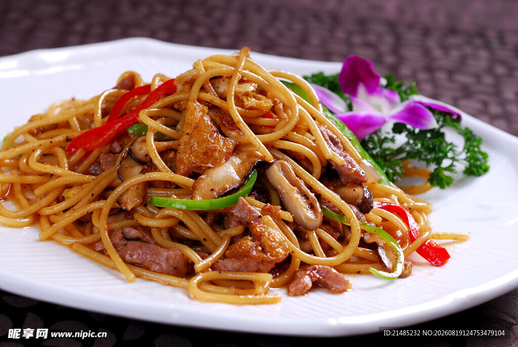 肉丝炒面
