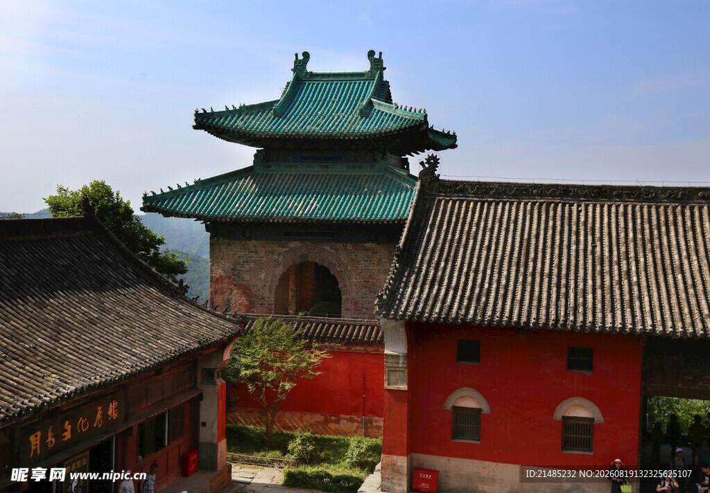 中式古建筑屋顶景观
