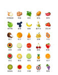 常见水果图标集合