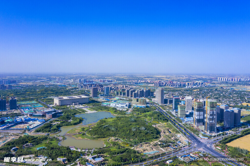城市景观俯瞰图
